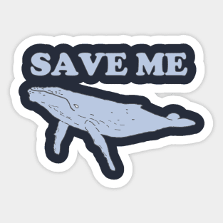 Save the Whales Sticker